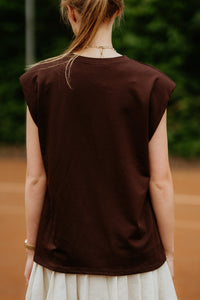 Xenna top brown - Bij Keesje - Bij Keesje - top