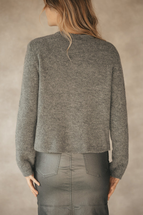 Yada cardigan grey - Bij Keesje