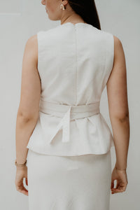 Yada gilet beige - Bij Keesje - Bij Keesje - Gilet