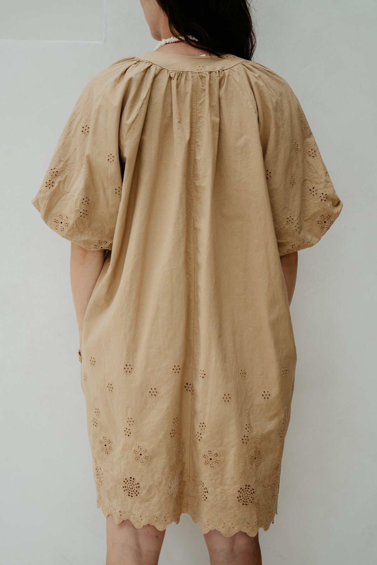 Yaelle blouse jurk camel - Bij Keesje - Bij Keesje - Jurk