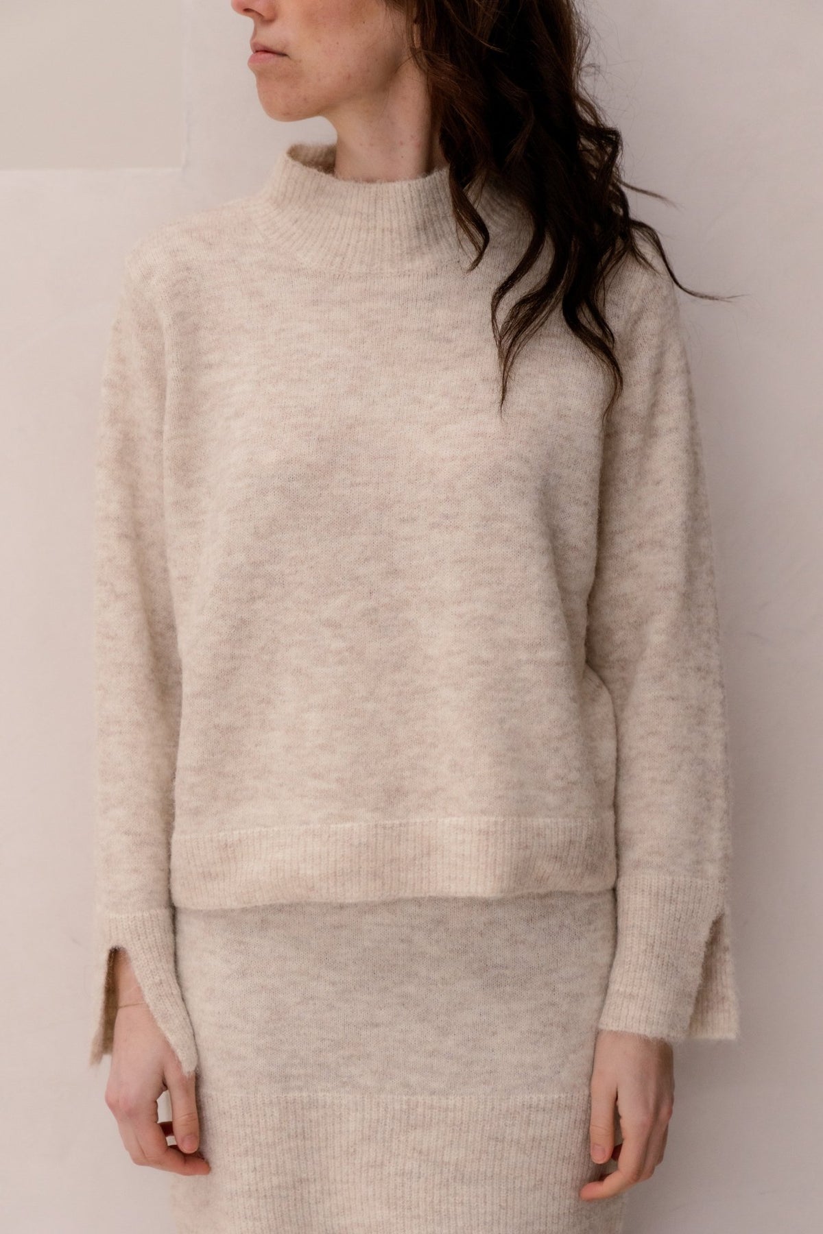 Yalou gebreide trui beige - Bij Keesje - Bij Keesje