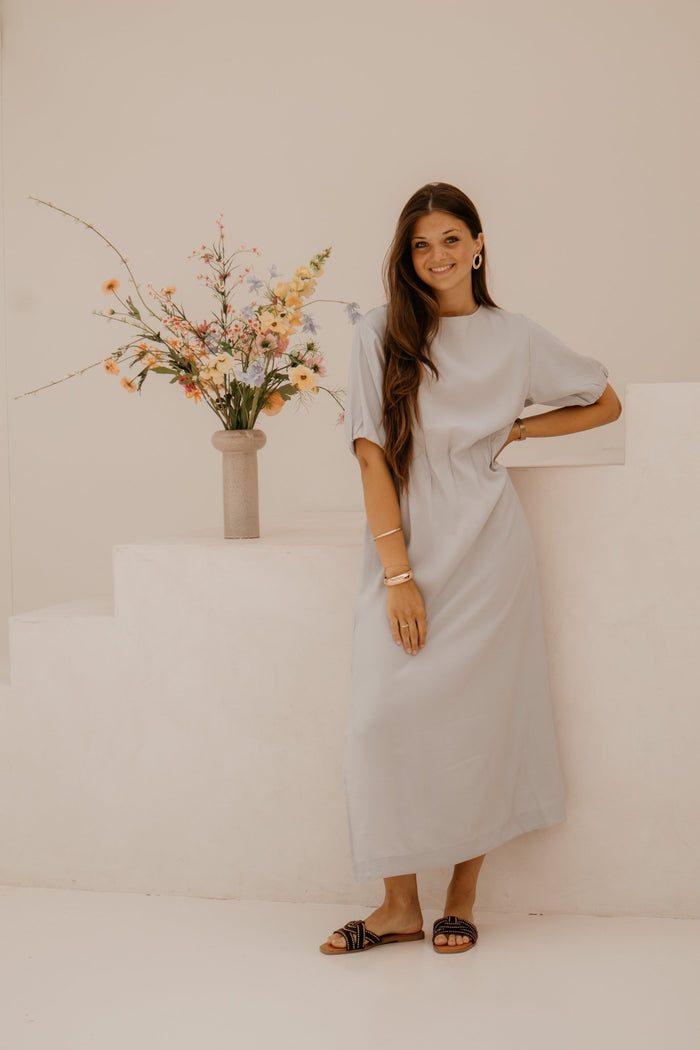 Yanieke Dress Blue - Bij Keesje - Bij Keesje - jurk