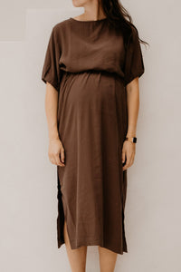 Yanieke Dress Brown - Bij Keesje - Bij Keesje - jurk