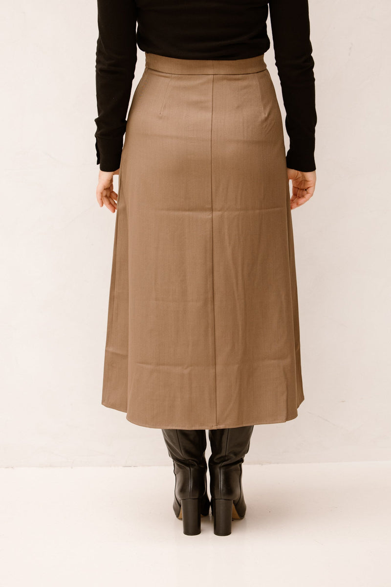 Yann skirt grey brown - Bij Keesje - G - maxx