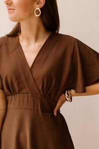 Yanoah Dress Brown - Bij Keesje - Bij Keesje - Jurk