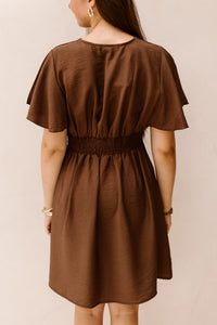 Yanoah Dress Brown - Bij Keesje - Bij Keesje - Jurk