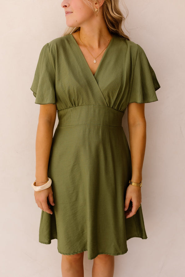 Yanoah Dress Green - Bij Keesje - Bij Keesje - Jurk