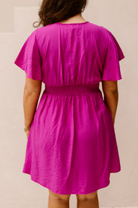Yanoah Dress Magenta - Bij Keesje - Bij Keesje - Jurk