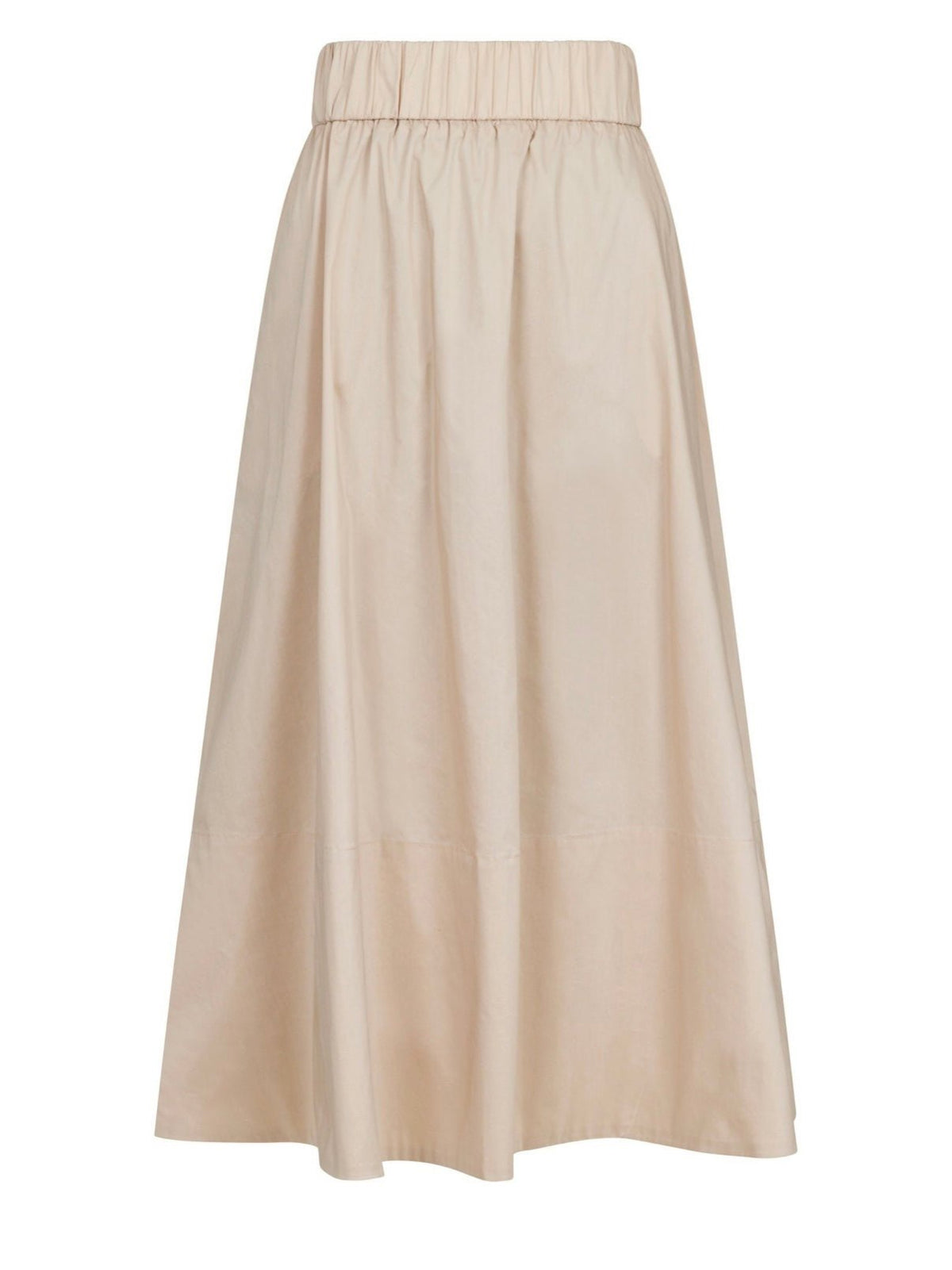 Yara Poplin Skirt Dark Sand - Bij Keesje - Neo Noir