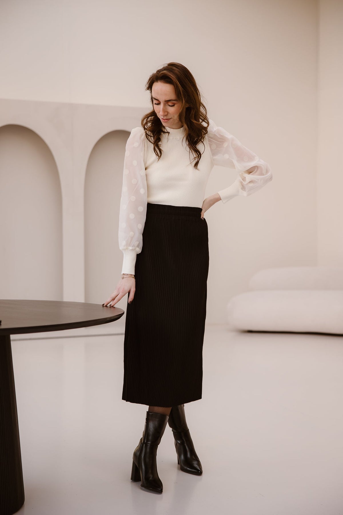 Yasalisa long skirt black - Bij Keesje - Y.A.S