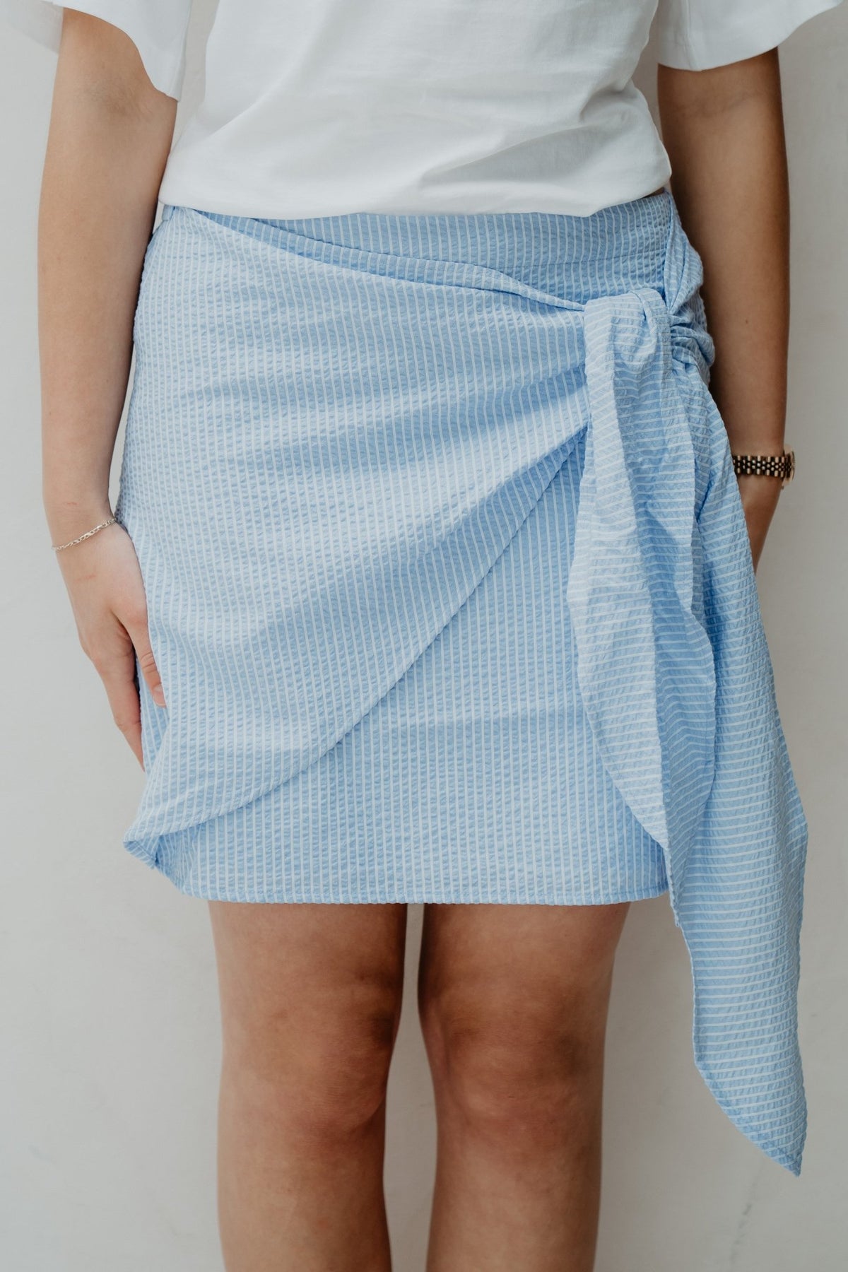 Yasannalea skirt blue/melange - Bij Keesje - Y.A.S - Rok