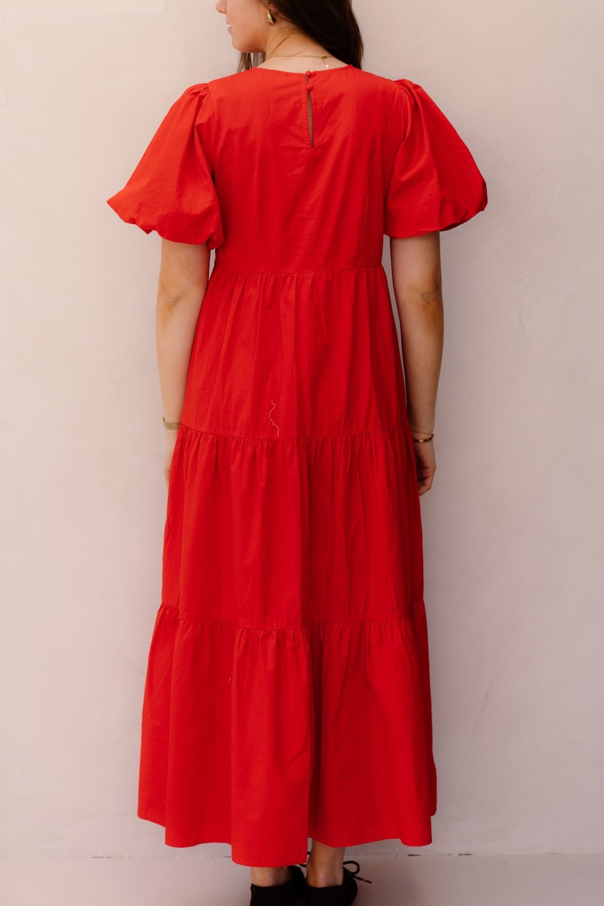 Yascolea ankle dress s. noos fiery red - Bij Keesje - Y.A.S - Jurk