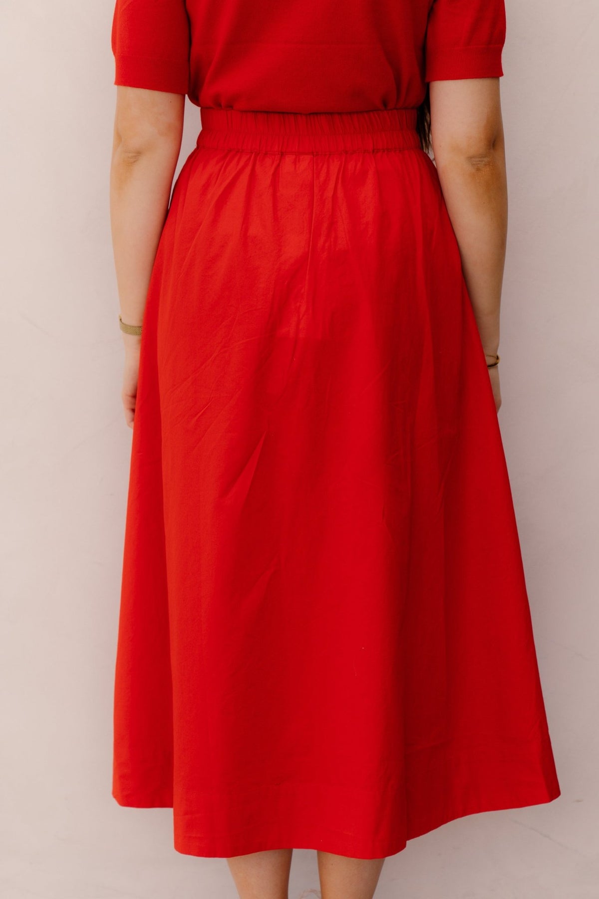 Yascolea HW Ankle Skirt Fiery Red - Bij Keesje - Y.A.S - Rokken