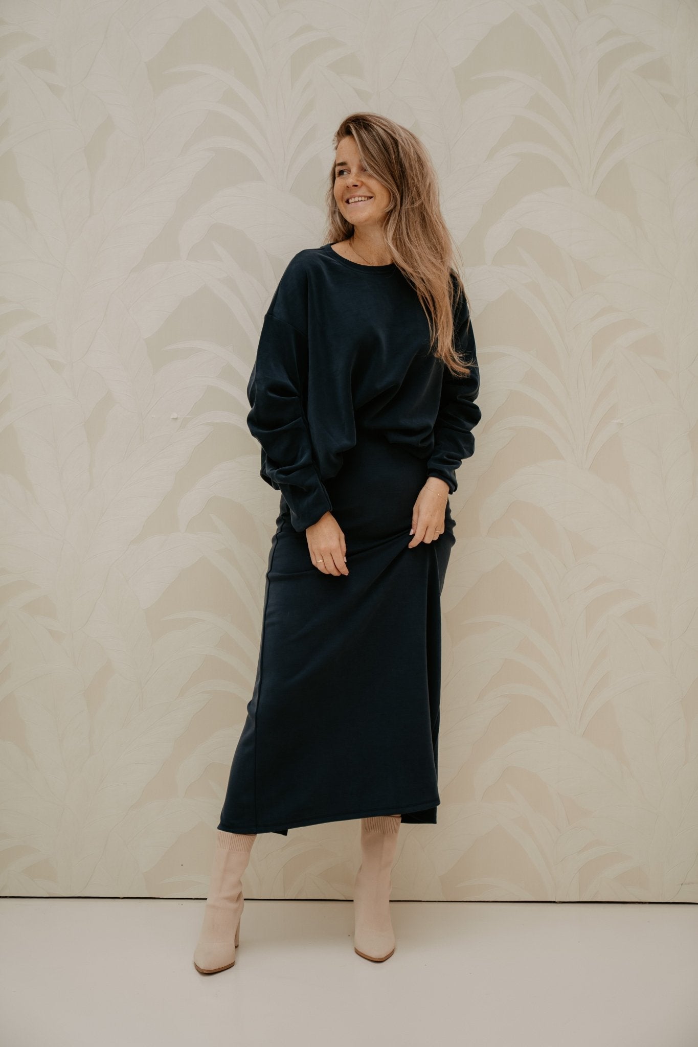Yascoze sweater navy blazer - Bij Keesje - Y.A.S - sweater