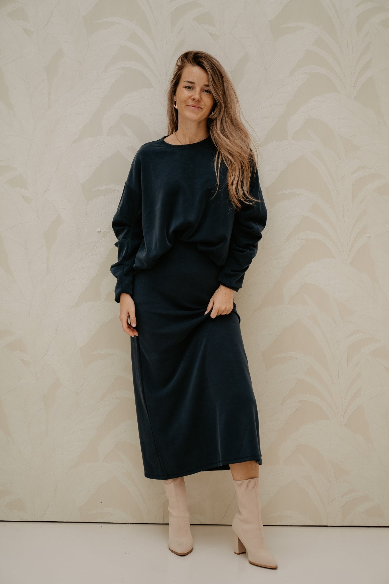 Yascoze sweater navy blazer - Bij Keesje - Y.A.S - sweater