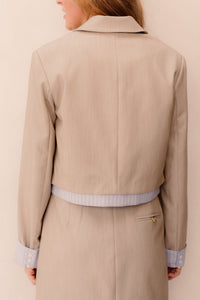 Yasdetana Blazer Skyway Stripe - Bij Keesje - Y.A.S - blazer