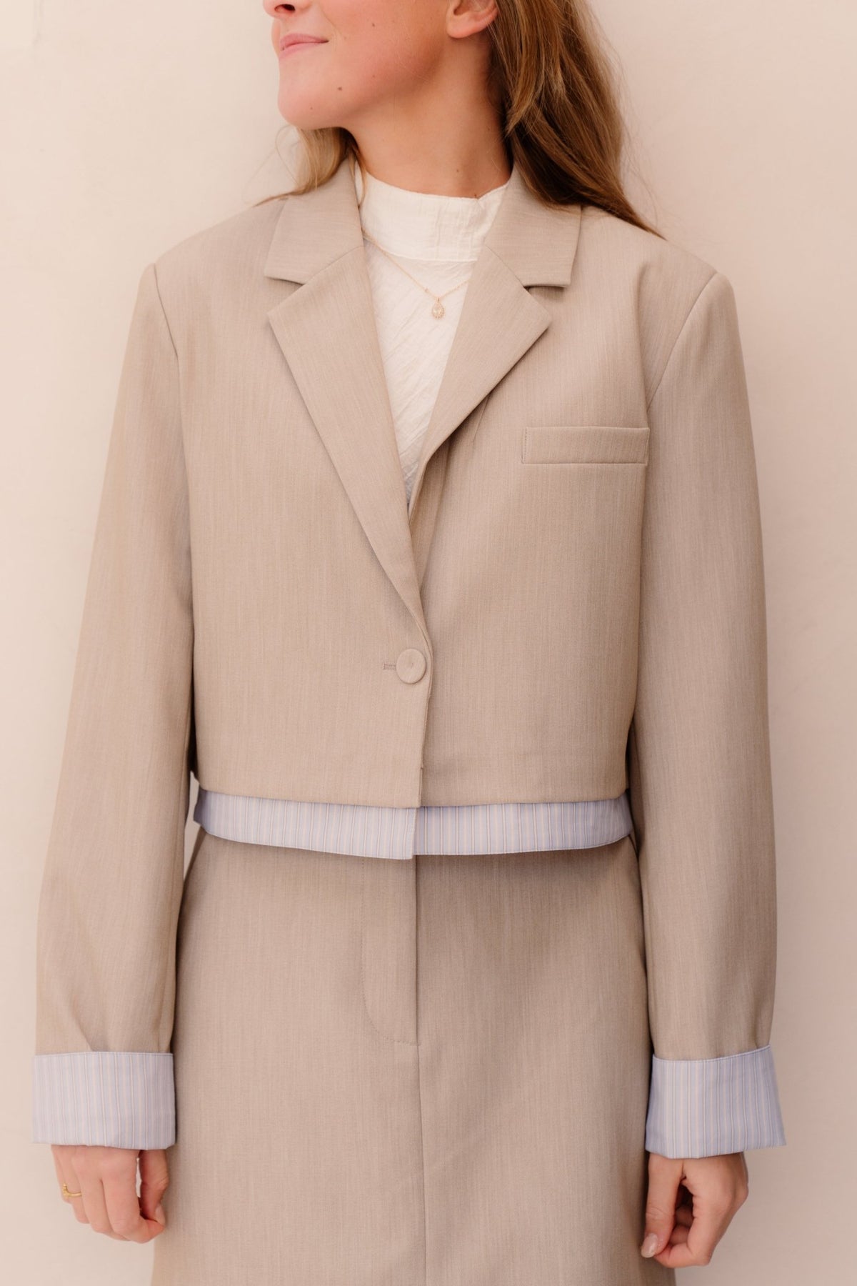 Yasdetana Blazer Skyway Stripe - Bij Keesje - Y.A.S - blazer