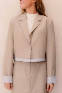 Yasdetana Blazer Skyway Stripe - Bij Keesje - Y.A.S - blazer