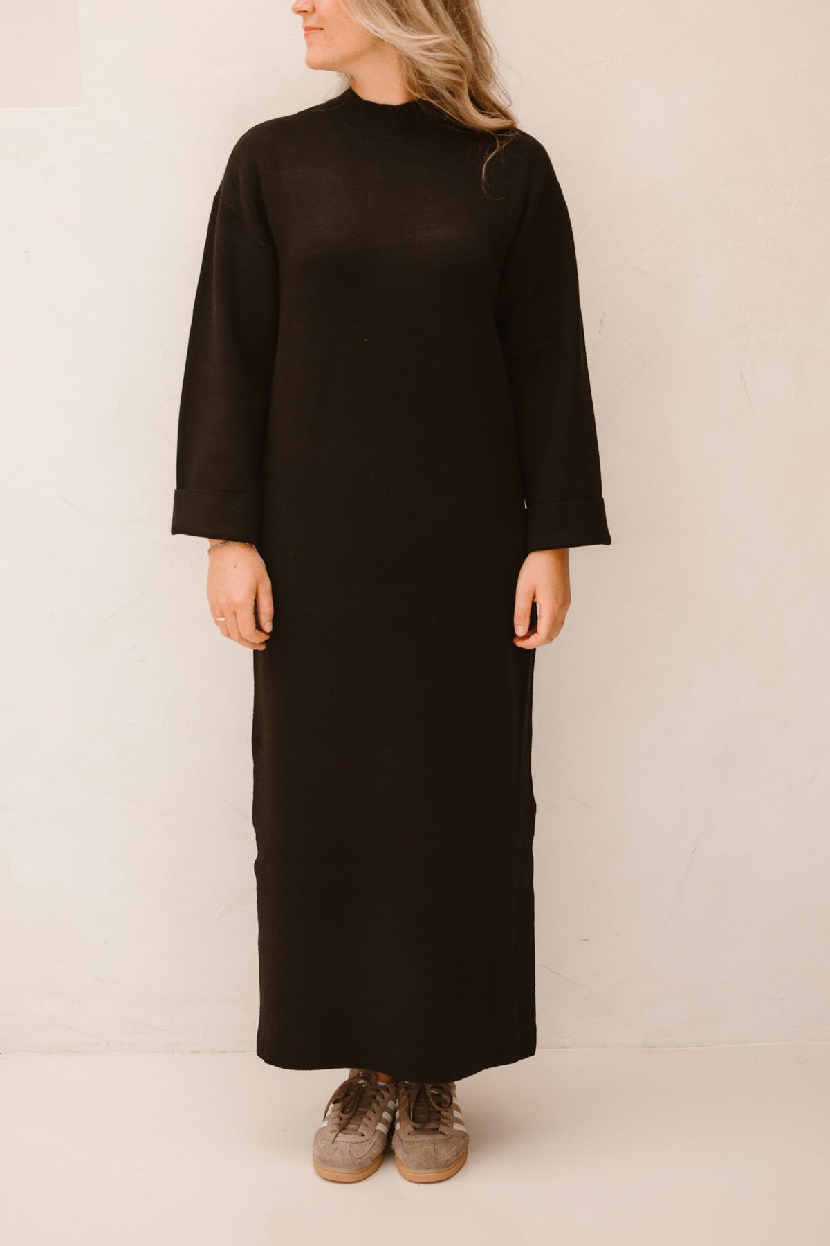 Yaselma long knit dress black - Bij Keesje - Y.A.S