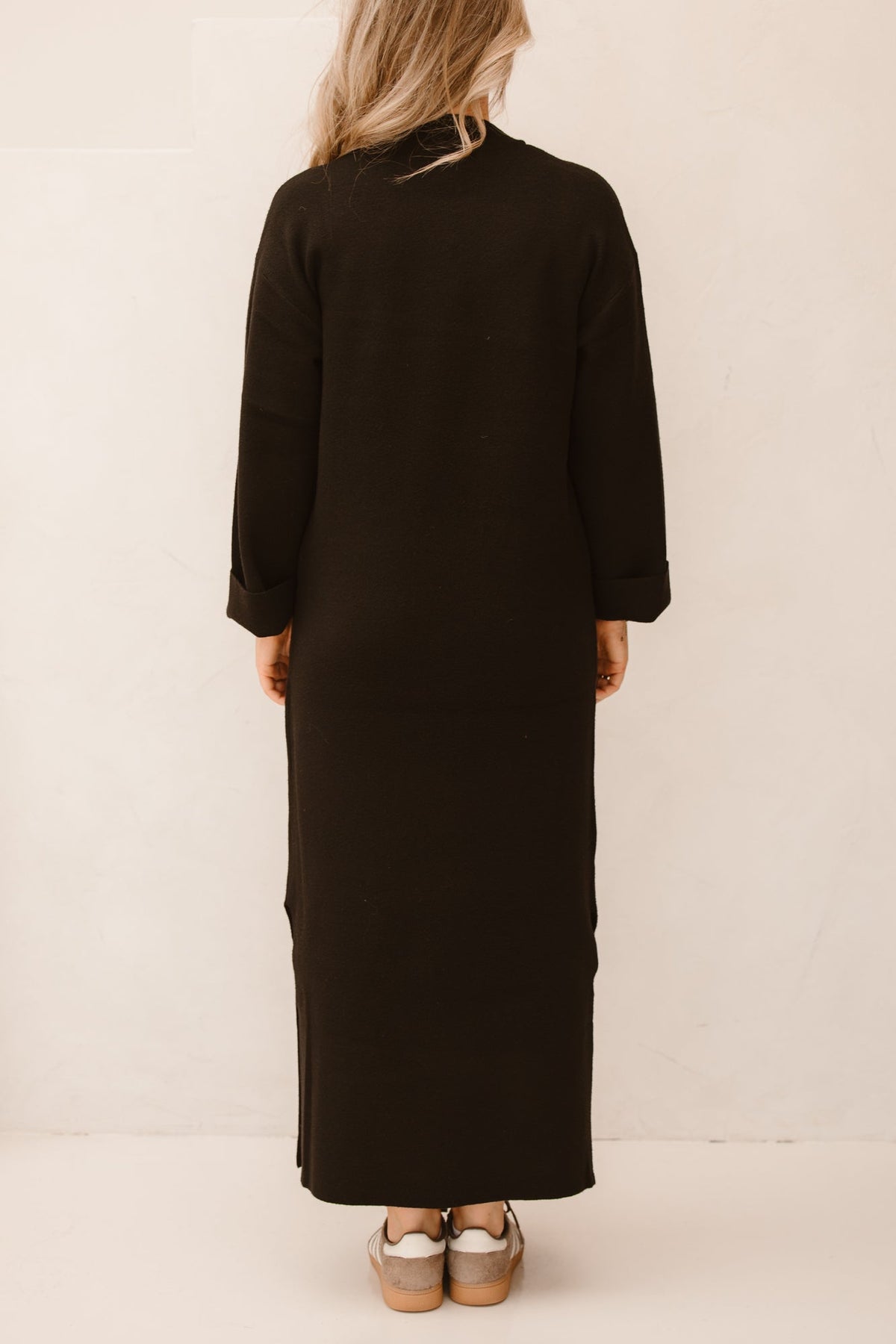 Yaselma long knit dress black - Bij Keesje - Y.A.S