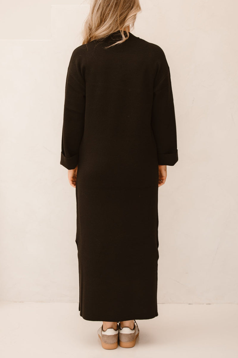 Yaselma long knit dress black - Bij Keesje - Y.A.S