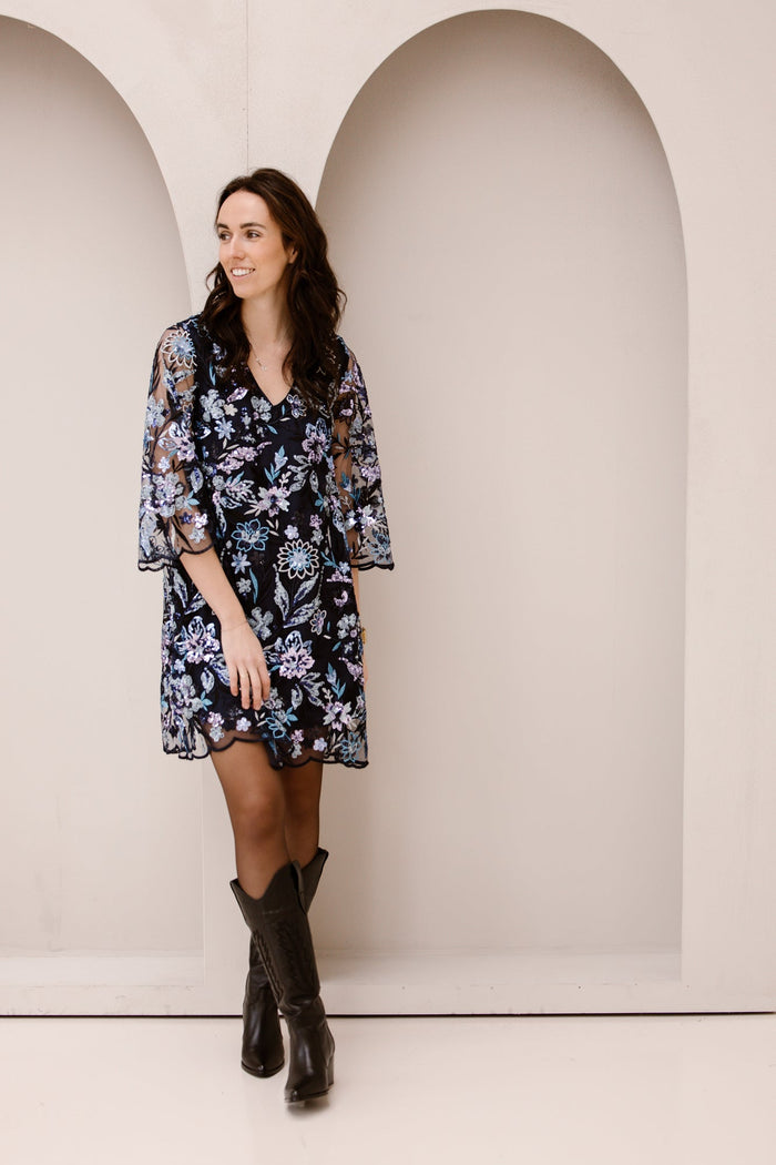 Yasfliky 3/4 Dress Sargasso Sea - Bij Keesje - Y.A.S