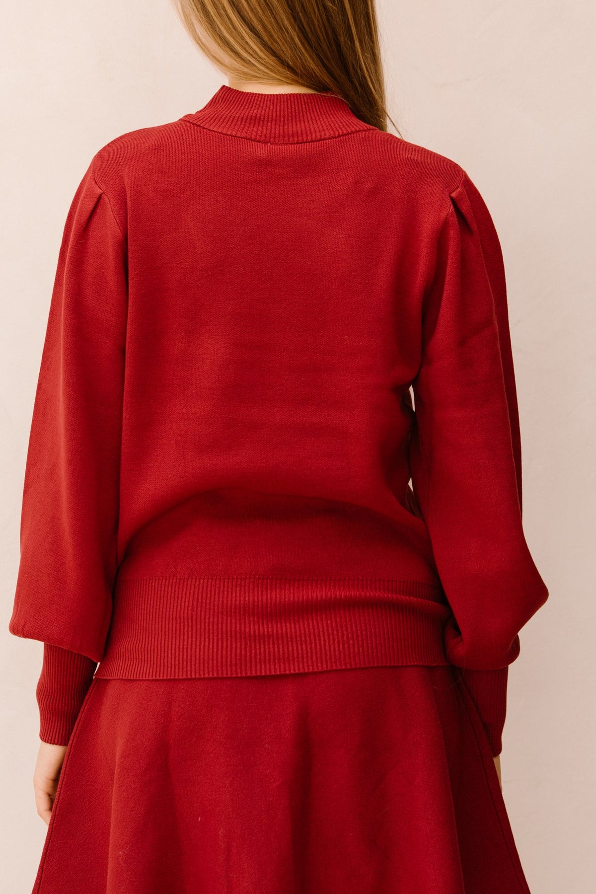 Yasfonny knit pullover tibetan red - Bij Keesje - Y.A.S