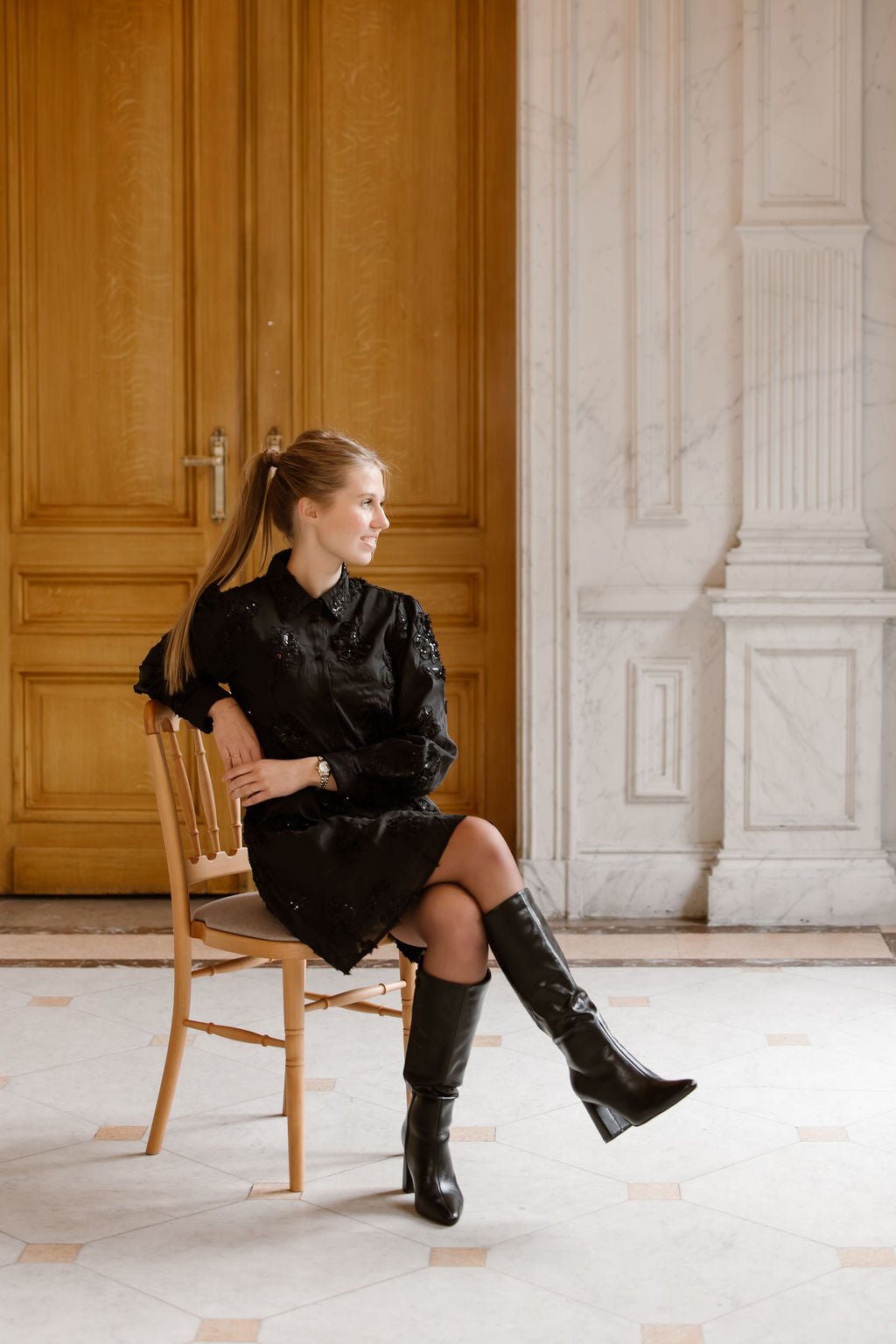 Yasfrima dress black - Bij Keesje - Y.A.S