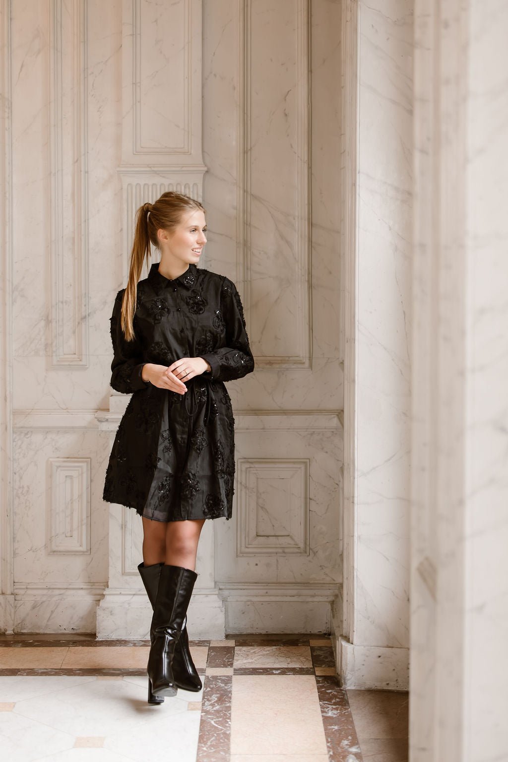 Yasfrima dress black - Bij Keesje - Y.A.S