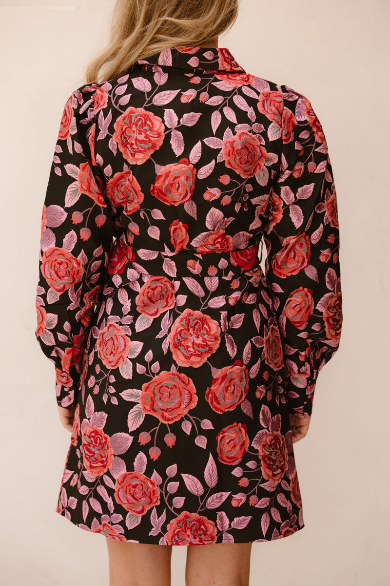 Yaskari LS jacquard dress black - Bij Keesje - Y.A.S