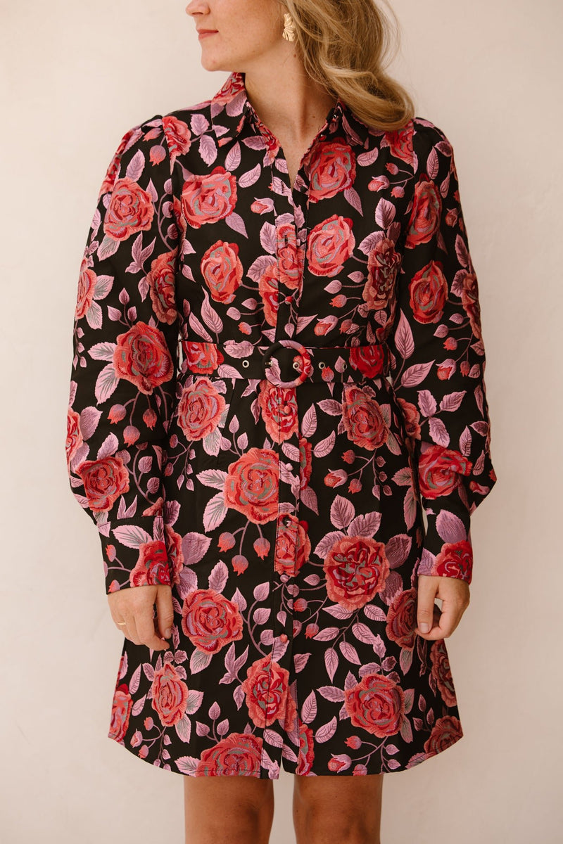 Yaskari LS jacquard dress black - Bij Keesje - Y.A.S