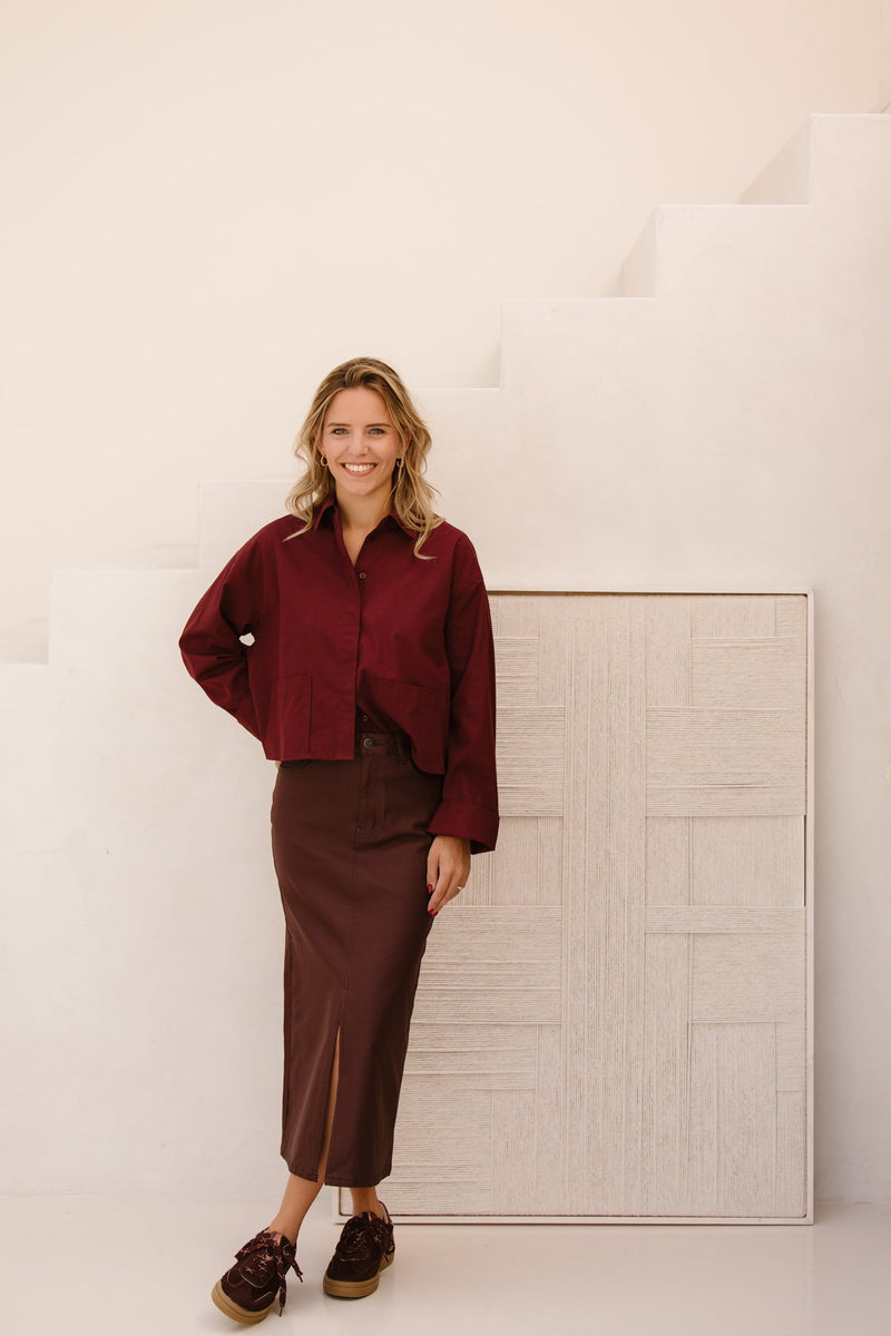 Yaslee LS short shirt s. noos port royale - Bij Keesje - Y.A.S