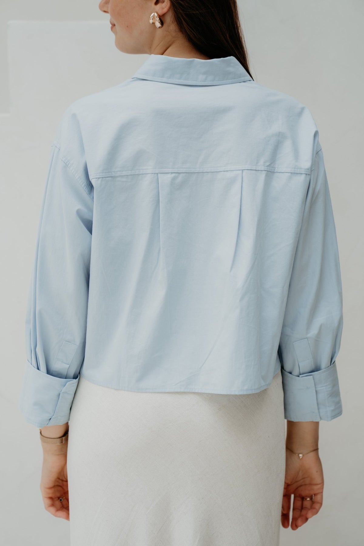 Yaslee LS Short Shirt S Noos Skyway - Bij Keesje - Y.A.S - Blouse