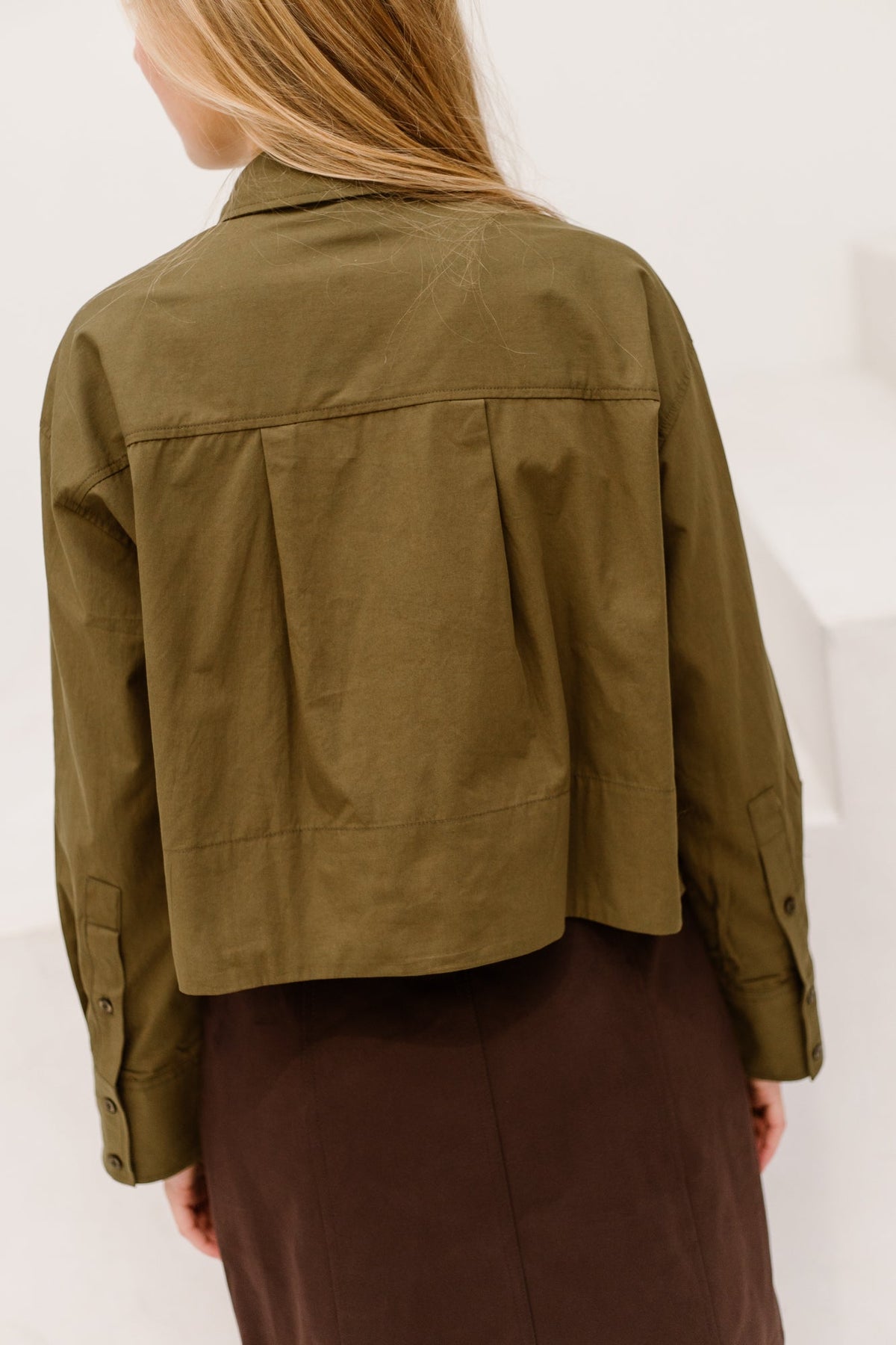 Yasleema Frog Shirt Dark Olive - Bij Keesje - Y.A.S - Blouse