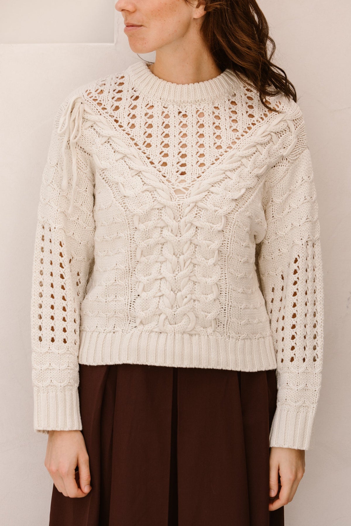Yaslucci LS pullover birch - Bij Keesje - Y.A.S