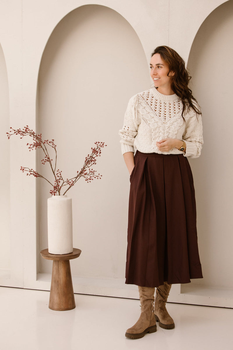 Yaslucci LS pullover birch - Bij Keesje - Y.A.S