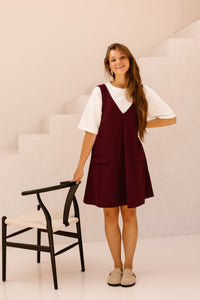 Yasmalea SL Wide Dress Fig - Bij Keesje - Y.A.S - Jurk