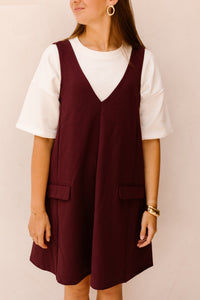 Yasmalea SL Wide Dress Fig - Bij Keesje - Y.A.S - Jurk
