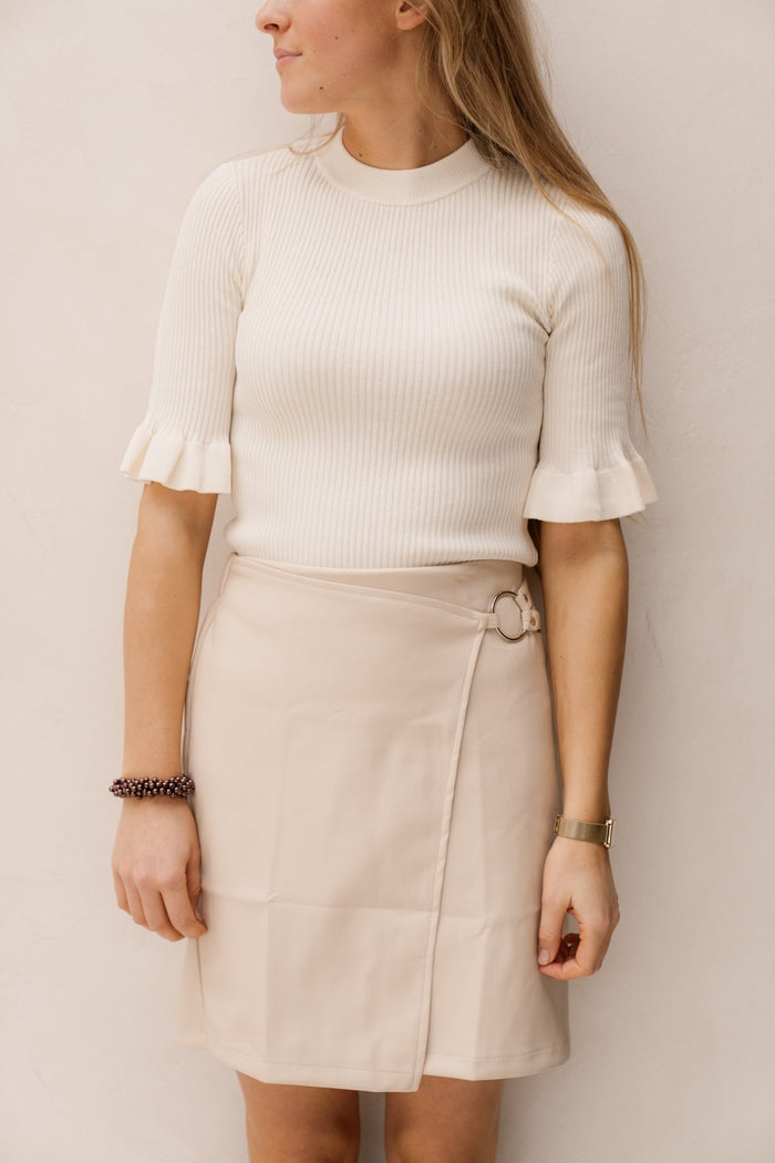 Yasmikla ss knit top s. noos pristine - Bij Keesje - Y.A.S