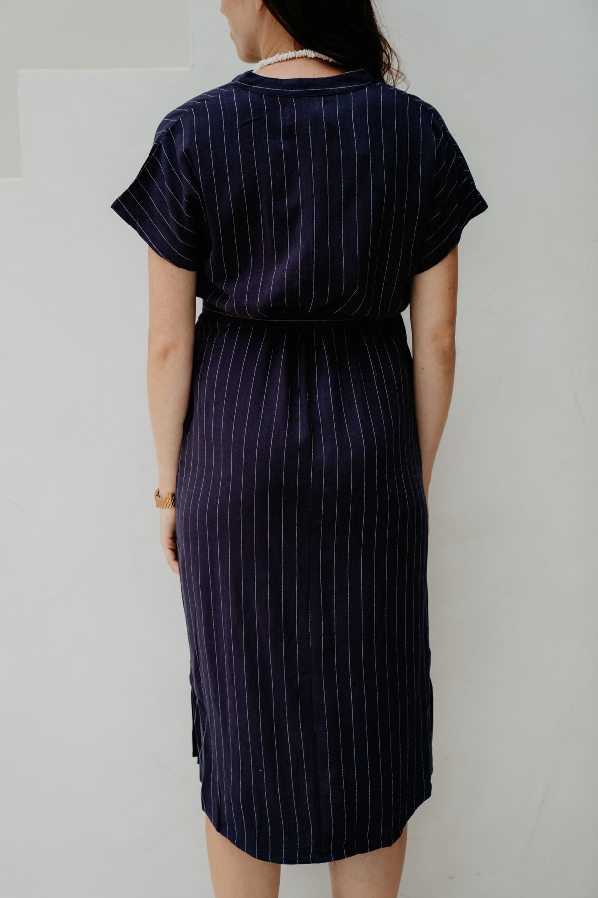Yasmin stripes dress blue - Bij Keesje - Bij Keesje - Jurk