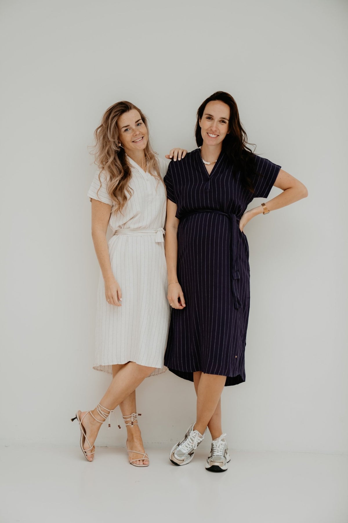 Yasmin stripes dress blue - Bij Keesje - Bij Keesje - Jurk