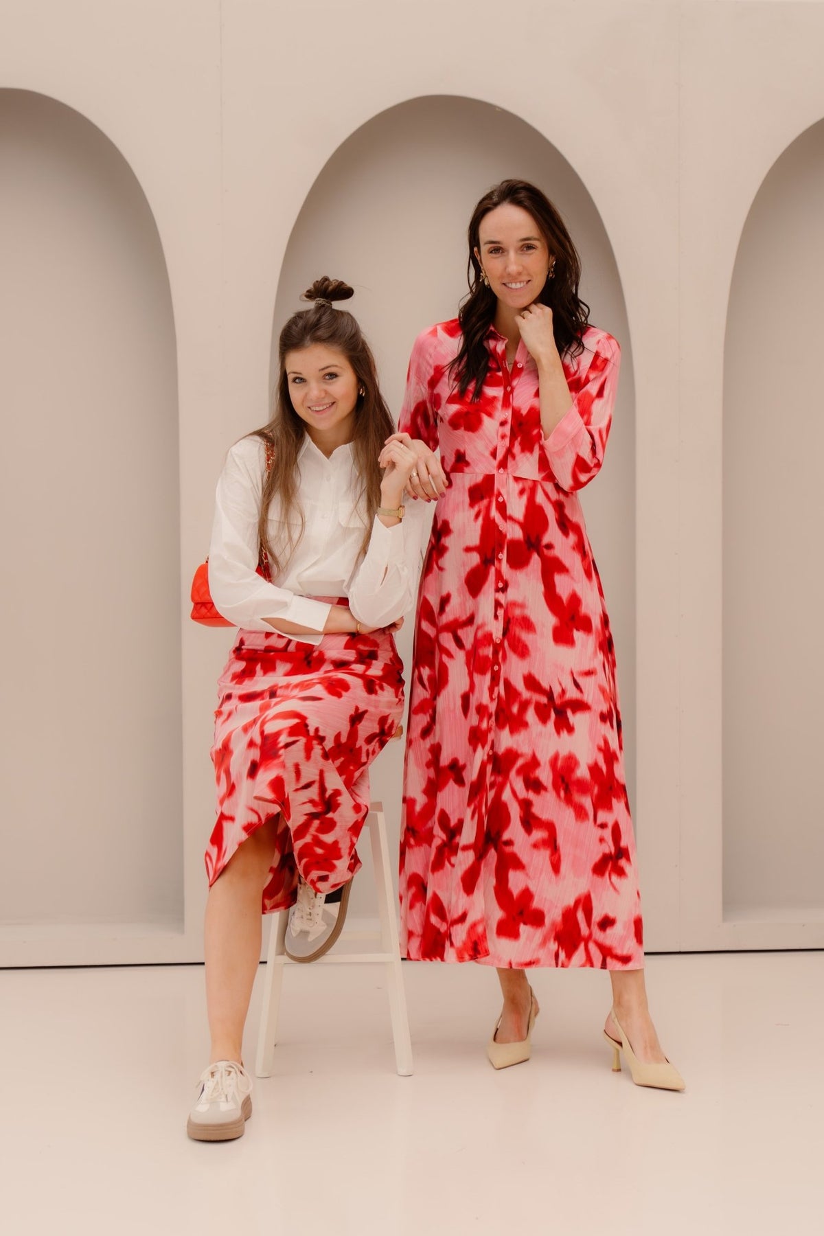 Yaspella HW maxi skirt moonlite mauve - Bij Keesje - Y.A.S - rok