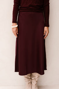 Yaspella HW Midi Skirt Noos Fig - Bij Keesje - Y.A.S - Rokken