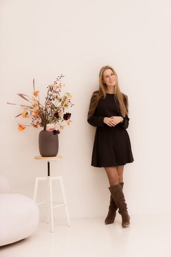 Yaspimis LS pinstripe dress - Bij Keesje - Y.A.S