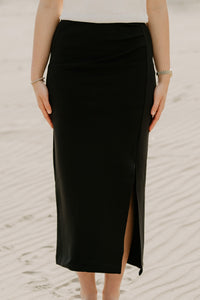 Yaspina Hw Long Skirt Black - Bij Keesje - Y.A.S - Rok