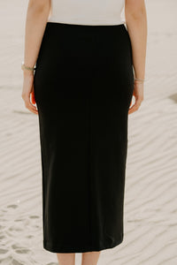 Yaspina Hw Long Skirt Black - Bij Keesje - Y.A.S - Rok