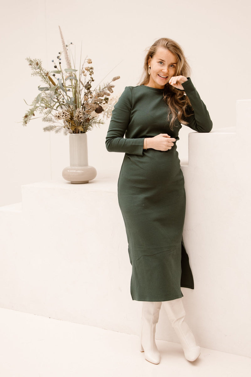 Yaspina midi dress green - Bij Keesje - Y.A.S