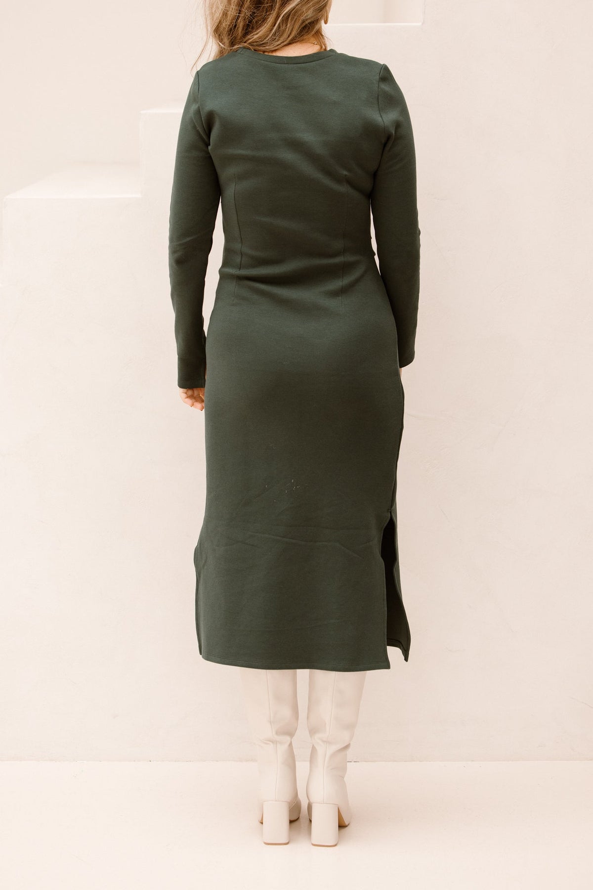 Yaspina midi dress green - Bij Keesje - Y.A.S