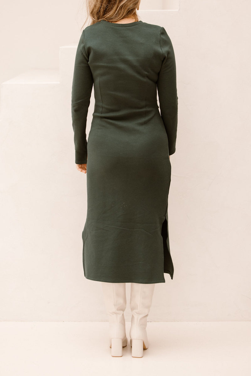 Yaspina midi dress green - Bij Keesje - Y.A.S
