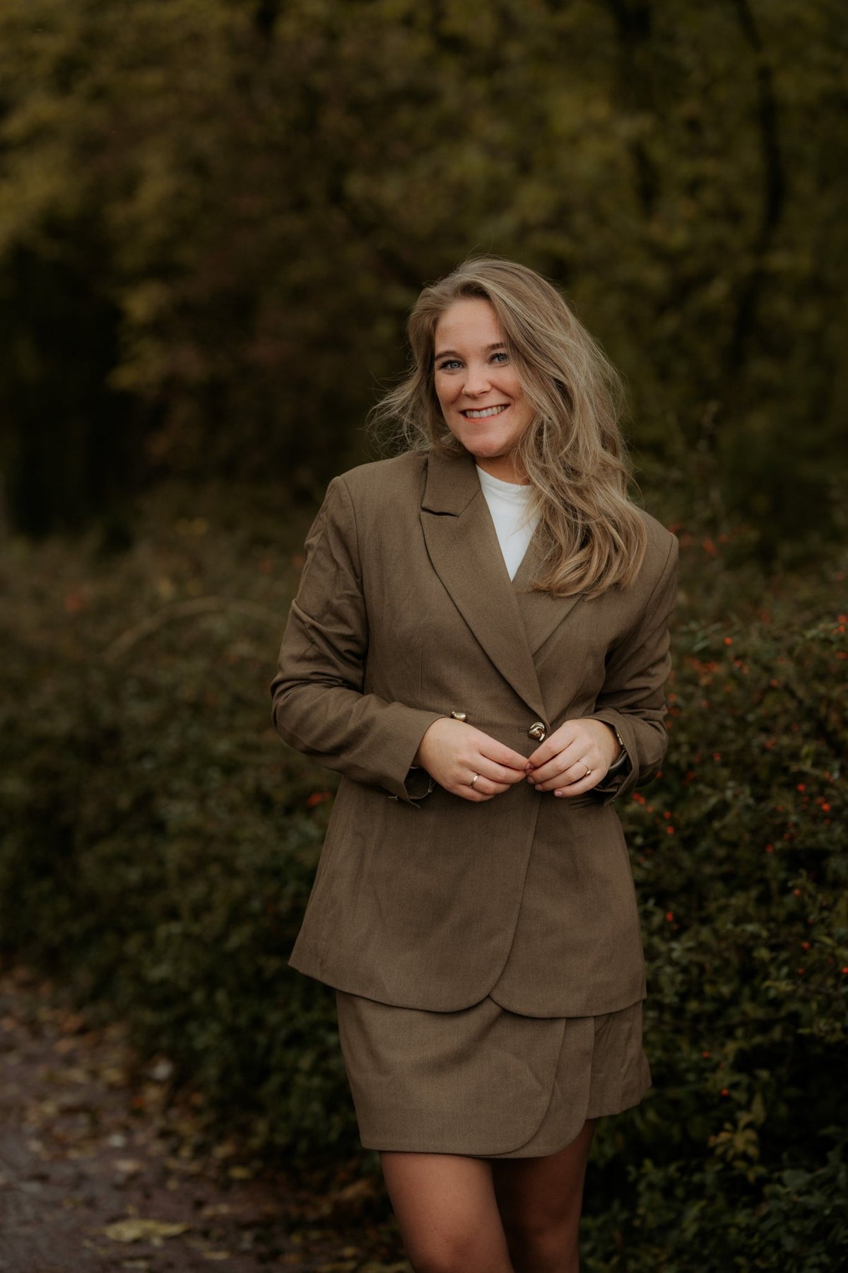 Yasrana blazer teak - Bij Keesje - Y.A.S